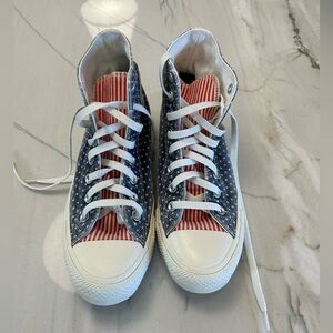 American Flag High-Top Converse